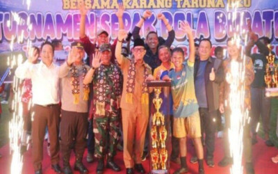 Turnamen Sepak Bola Bupati OKU Cup SMP Ditutup, SMPN 5 OKU Raih Juara 1